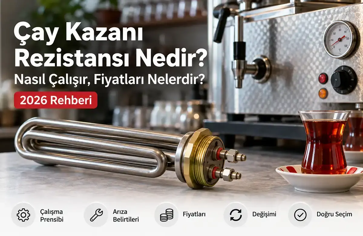 Çay Kazanı Rezistansı Nedir, Nasıl Çalışır, Fiyatları Nelerdir? 