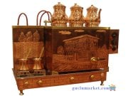 Bakır Çay Kazanı 3 demlikli