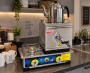Tüplü / Doğalgazlı Çay Kazanı Tek Demlikli - 304 Kalite - 10 Litre