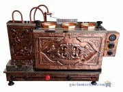 Bakır Çay Kazanı 3 demlikli 38 litre