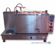 Elektrikli Çay Kazanı Pleytli 3 Demlikli