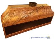 Bakır Ocakbaşı Mangal - Özel İşlemeli Kapalı model 220 cm