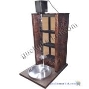 Bakır Odun Kömürlü Döner Ocağı