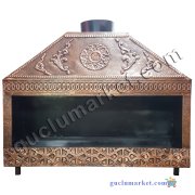 Bakır Ocakbaşı Mangal - Kapalı Model 120 cm