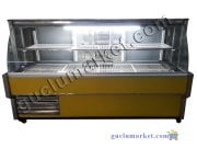 Bombe Camlı Et Dolabı Büyük Boy