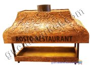 Bakır Ocakbaşı Mangal (Rosto) 130 cm