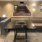 Mangal Masaları - Mangalbaşı Kendin Pişir Kendin Ye Masası 6 - 8 kişilik Full Ocakbaşı