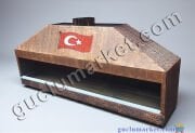 Bakır Ocakbaşı 2 metre - Bayrak Motifli Kapalı Model