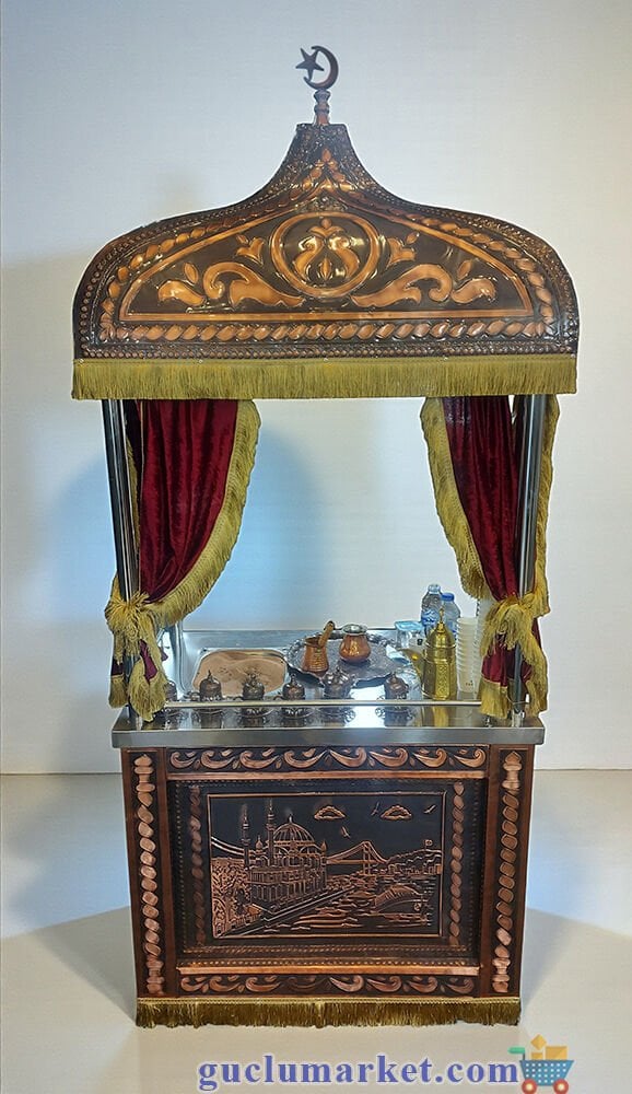 Bakır Kahveci Güzeli - Kumda Kahve Standı ile Kumda Kahve Keyfi