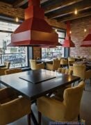 Mangallı Masa - Kendin Pişir Kendin Ye Masası 4 kişilik Masa Üstü Mangal