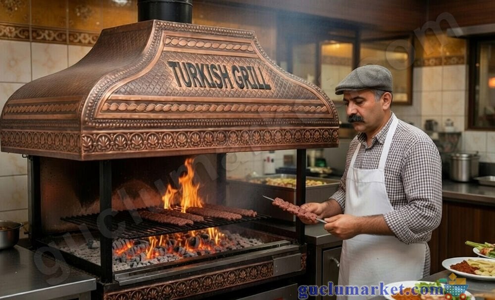Bakır Kebap Ocağı - Hanedan Bakır Ocakbaşı 140 cm