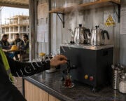 2 Demlikli Elektrikli Çay Kazanı Büro Tipi - Siyah