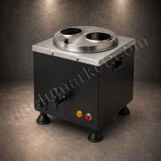 2 Demlikli Elektrikli Çay Kazanı Büro Tipi - Siyah