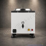 2 Demlikli Elektrikli Çay Kazanı Büro Tipi - Beyaz